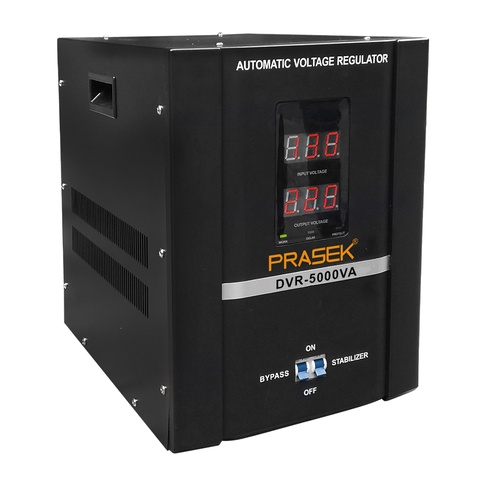 DVR-5000VA ESTABILIZADOR SERVOMOTOR C/PAN.DIG.5000W "PRASEK"