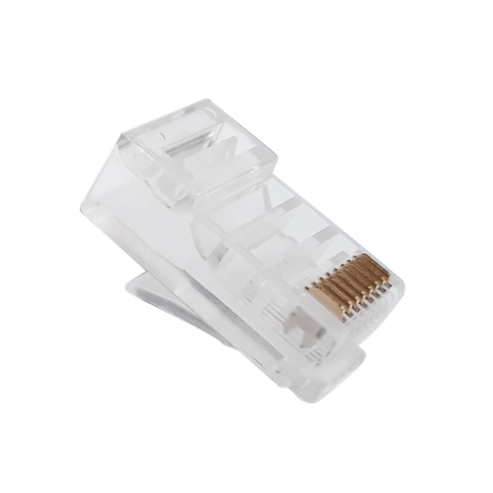PR-20/8P8C Plug red 8 hilos RJ-45 "PRASEK"