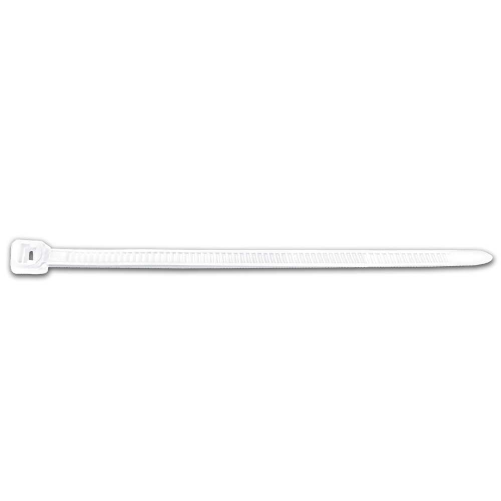 PR-6108/100W CINTILLOS 10CM BLANCO 3*100MM (100 Unid.) "PRASEK"