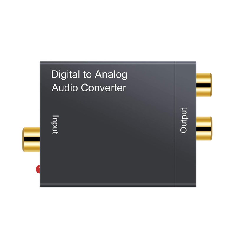 PR-AC/PW  Convertidor de audio digital óptico a analógico RCA + CABLE "PRASEK"