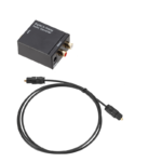PR-AC/PW  Convertidor de audio digital óptico a analógico RCA + CABLE "PRASEK"