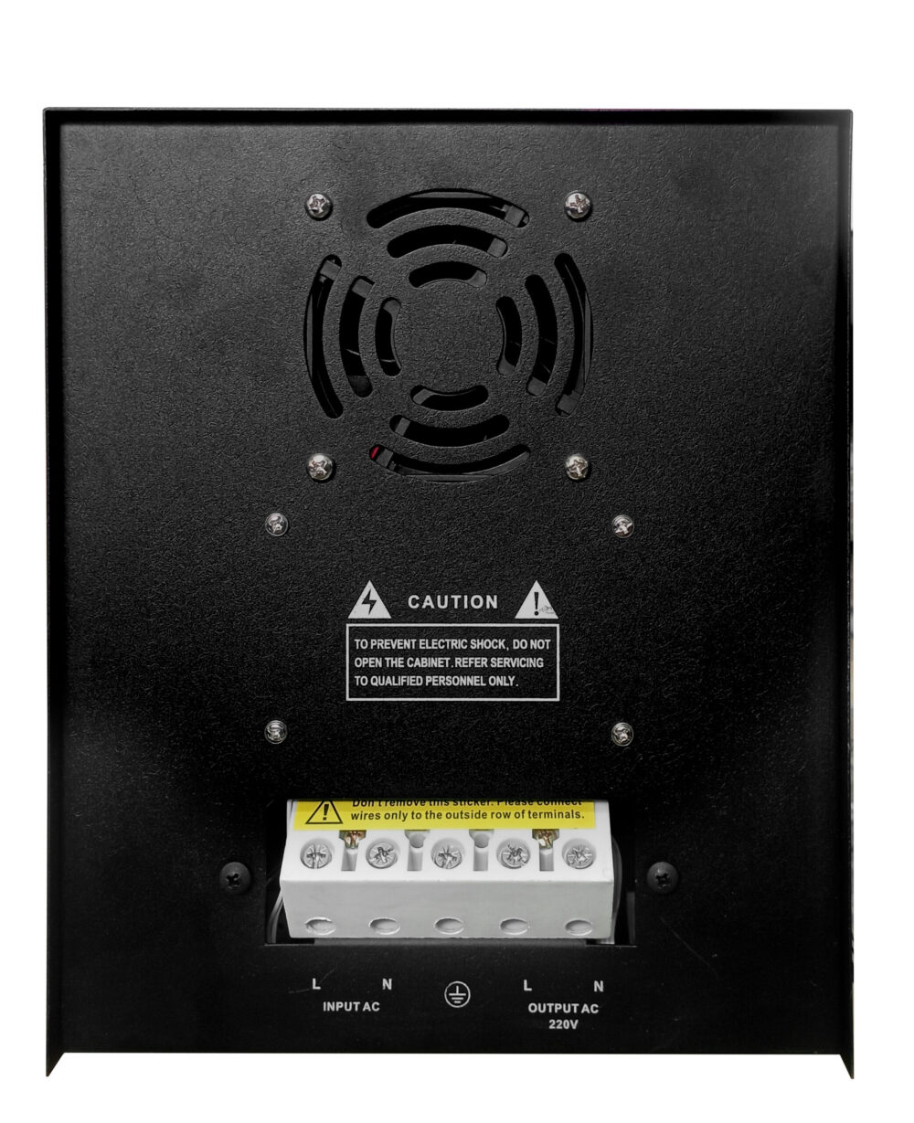 QVR-5000AV ESTABILIZADOR SERVO. C/PANTALLA «PRASEK»