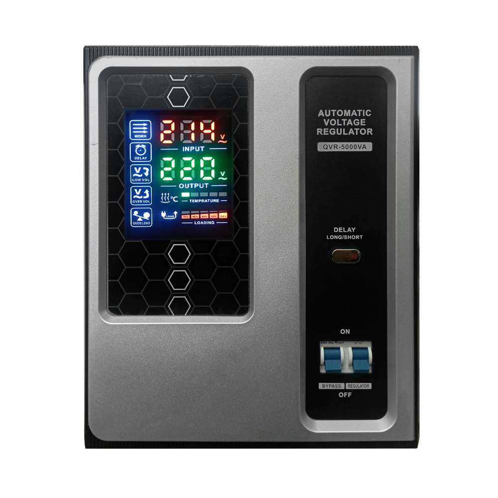 QVR-5000AV ESTABILIZADOR SERVO. C/PANTALLA «PRASEK»