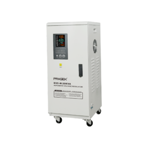 SVC-M 20KVA ESTABILIZADOR SERVO.C/PANTALLA DIGITAL ENTRADA 100V-250V SALIDA 220V/110V 20000W CON 4 VENTILADORES "PRASEK"